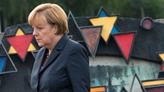 Nmecká kancléka Angela Merkelová navtívila památník v Dachau (20. srpna