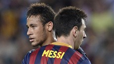 DV HVZDY. Lionel Messi a Neymar z Barcelony.
