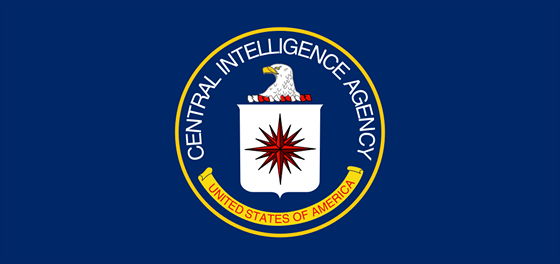 Oficiální vlajka CIA, tedy v překladu Ústřední zpravodajské služby USA