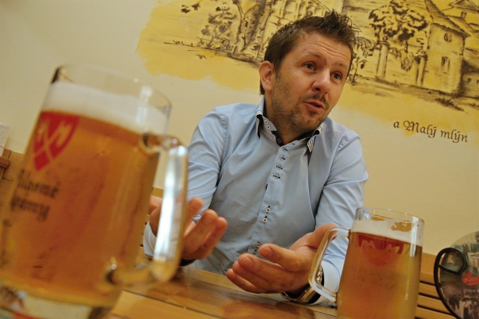 I kdy� si své pivo v Masných krámech Martin Svatek vychutnal, p�ednost dává...