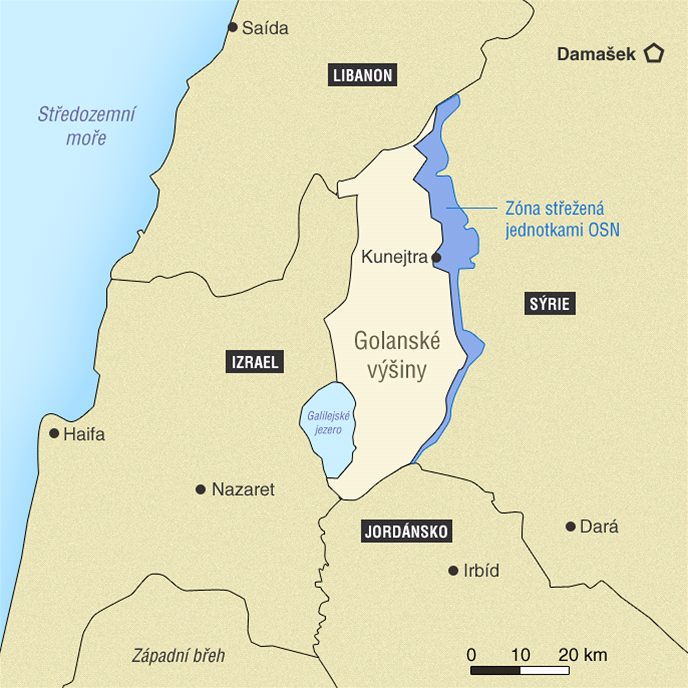 golanské výšiny mapa Fotogalerie: MAPA: Golanské výšiny golanské výšiny mapa