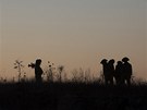 Izraeltí vojáci se úastní cviení v Golanských výinách (30. srpna 2013) 