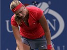 eská tenistka Petra Kvitová je zklamaná, na US Open koní potupn u ve 3.