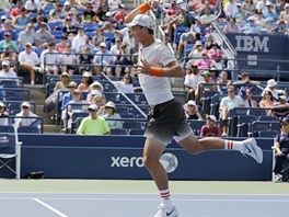 esk tenista Tom Berdych hraje ve 2. kole US Open.