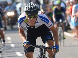 esk cyklista Leopold Knig na Vuelt