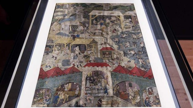 Středověká knižní iluminace vystavená v Kutné Hoře