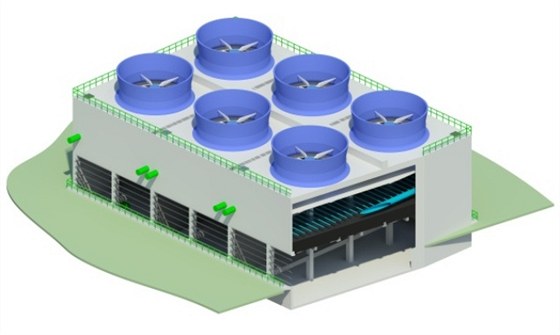 Dv tyto ventilátorové chladicí ve vzniknou v jaderné elektrárn Dukovany....