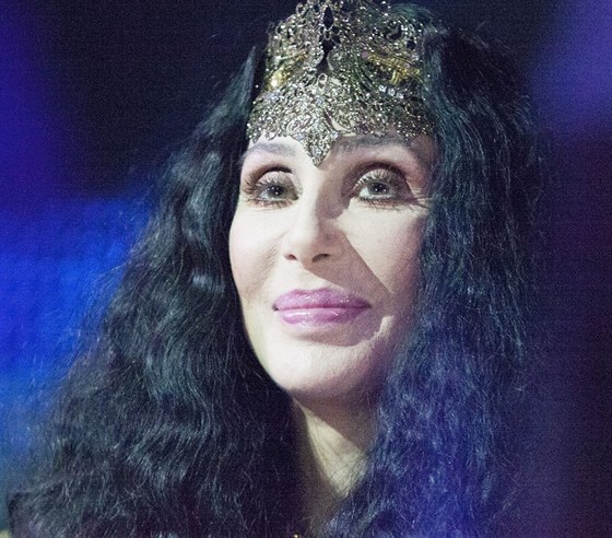 Zpěvačka Cher při vystoupení v New Yorku (červen 2013)