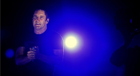 Trent Reznor na festivalu Rock en Seine (24. srpna 2013)