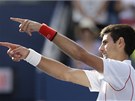 KAM? DO FINÁLE! Srbský tenista Novak Djokovi vybojoval úast ve finále US Open.