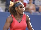 CO MÁM DLAT? Americká tenistka Serena Williamsová se zlobí ve finále US Open.