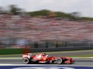 TVRTÝ. Brazilský jezdec Formule 1 Felipe Massa dojel v kvalifikaci na Velkou...