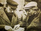 Jaromír Zaoral (vpravo) s reisérem a hercem Aloisem Müllerem.