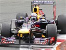 Sebastian Vettel ze stáje Red Bull nenael pemoitele ve Velké cen Itálie...