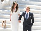 Tatiana Santo Domingová a Andrea Casiraghi se vzali (31. srpna 2013).