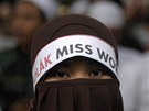 Protesty proti souti Miss World 2013 v Indonésii