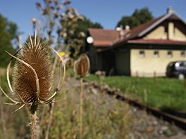 Ndra v Poln zeje przdnotou. Koleje jsou navc zarostl.