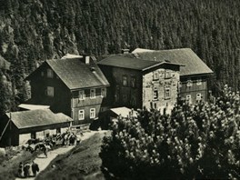Labská bouda okolo roku 1930