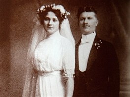 Manželé Marie Baťová a Tomáš Baťa se poprvé potkali na vídeňském plese, brali...