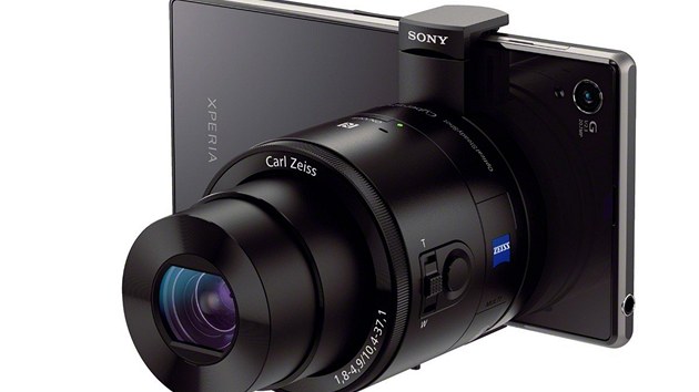 Externí objektiv Sony QX100 na Xperii Z1
