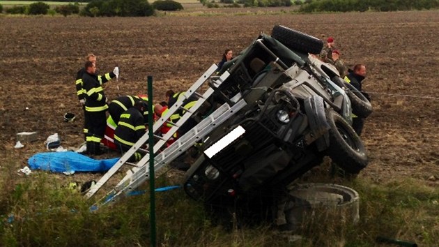 Dopravn nehoda na D11 u Chlumce nad Cidlinou (9.9.2013).