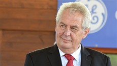 Milo� Zeman na veletrhu Zem� �ivitelka (29. srpna 2013)