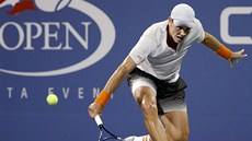 Český tenista Tomáš Berdych hraje osmifinále US Open.
