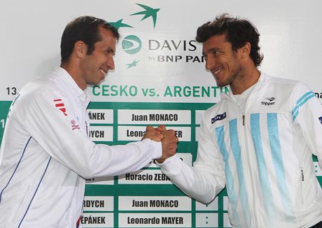 PRVNÍ SOUPEI. eský tenista Radek tpánek zahájí v pátek semifinále Davis