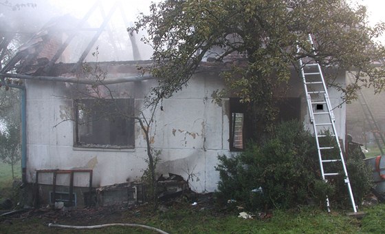 Pi poáru domu ve Zlín - Pílukách zahynul jeho majitel.