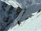 Horolezec Marek Holeek pi jedné ze svých expedic (2013)