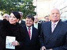 Exprezident Václav Klaus podpoil volební blok Hlavu vzhru, který vede Jana
