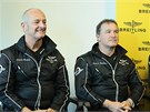 Piloti Breitling Jet Teamu - vedoucí Jacques "Speedy" Bothelin a Bernard