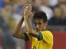 Brazilský kanonýr Neymar po utkání s Portugalskem.