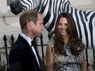 Princ William a Kate na pedvn cen za zsluhy v oblasti ochrany africk...
