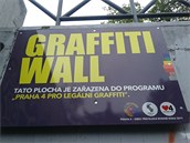 Graffiti Wall v Praze 4