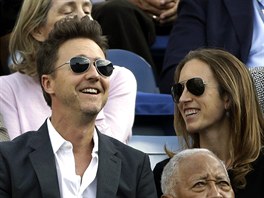 HERECKÝ DOZOR. ady herc na finále US Open rozíil i Edward Norton, známý...