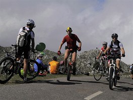 Momentka z 20. etapy cyklistickho zvodu Vuelta
