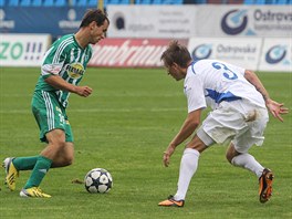 NEPOVEDEN PREMIRA PRO OSTRAVSKOU POSILU. Ondej Sukup (v blm) z Banku...