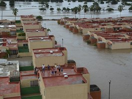 U msta Xaltepec ve stát Veracruz na východním pobeí sesuv pdy pohbil dva...