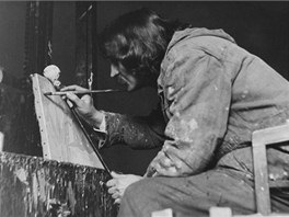 Jiří Načeradský při práci v roce 1973. Jiří Načeradský při práci v roce 1973.