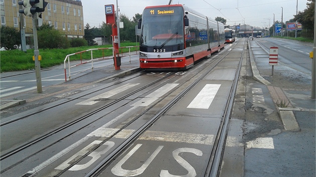 Nová zastávka Teplárna Michle
