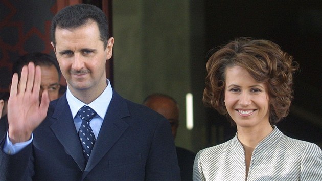 Bašár Asad se s manželkou Asmou al-Akhras seznámil v Londýně.