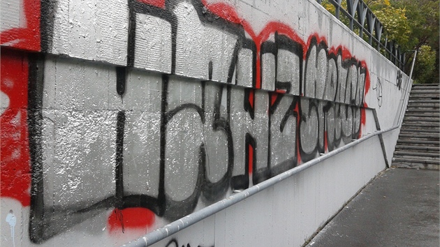 Graffiti Wall v Praze 4