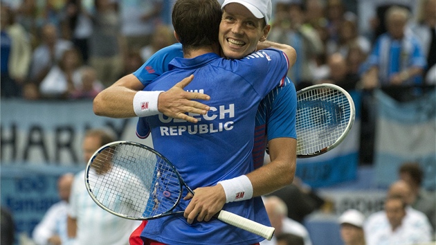Tomá� Berdych a Radek �t�pánek