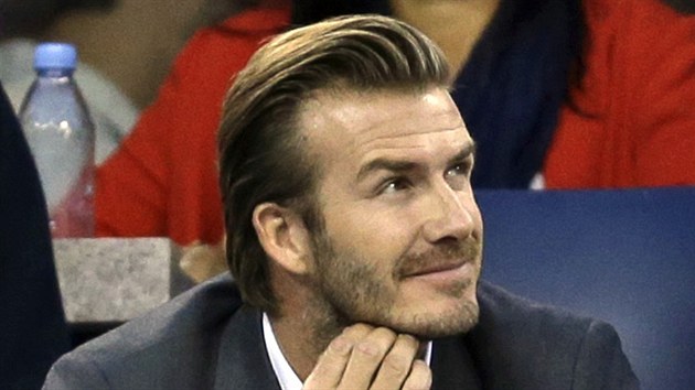 David Beckham na US Open (New York, 9. z 2013)