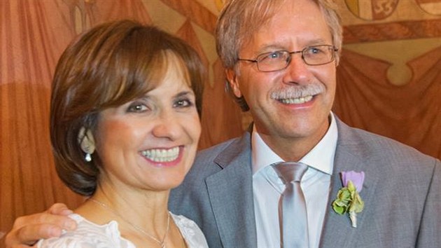 Veronika Freimanová a Vladimír Bouček se vzali začátkem září 2013 na píseckém zámku.