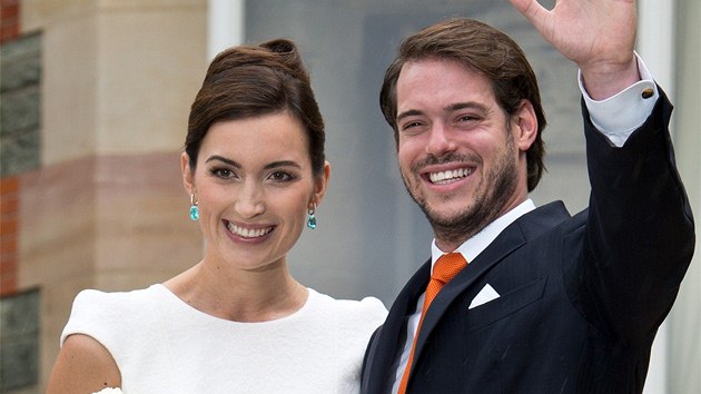 Lucemburský princ Félix a Claire Lademacherová měli civilní sňatek 17. srpna 2013.