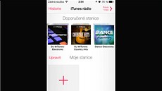 iOS 7 pro iPhone: iTunes rádio pro poslech streamované hudby