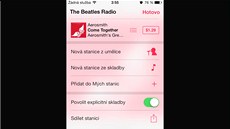 iOS 7 pro iPhone: Jeden ze stream iTunes rádia