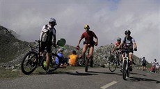 Momentka z 20. etapy cyklistického závodu Vuelta